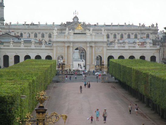  arc Héré, depuis le palais du Gouverneur